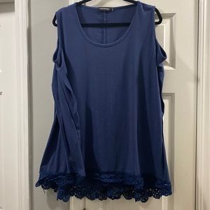 Navy XXL navy long sleeve top